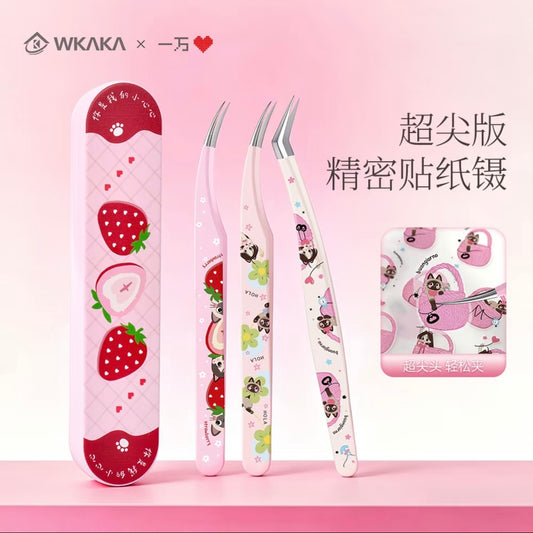 DIY miniature Scene Sticker Wkaka Ten Thousand Hearts Tweezers Coconut Strawberry Lime - S 1