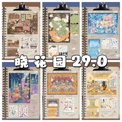 DIY mininature Scene Sticker Xiao Garden Vol. 29 Fantasy Realm Series — — — — - L 1