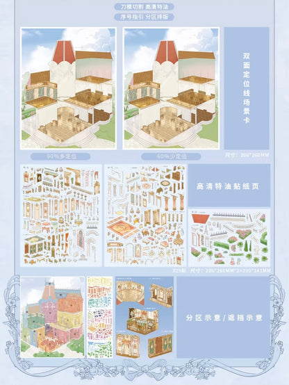 DIY miniature Scene Sticker Moonontour Moonontour Vol. 1 Spring Melody - L 2