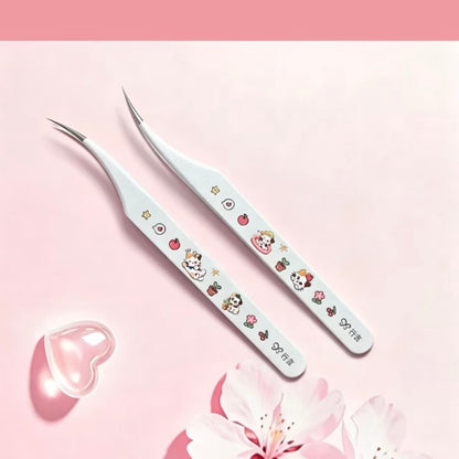 Tweezers Vol. 3 Angled Tip Tweezers Curved Tip Tweezers - L