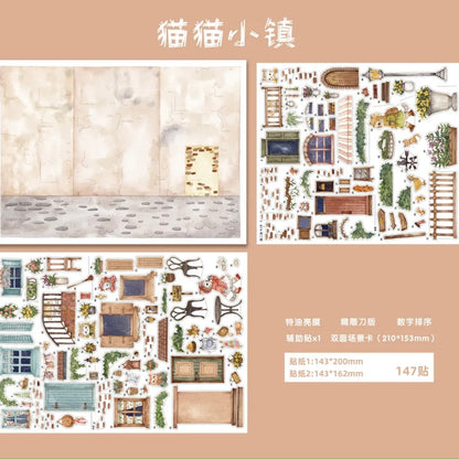 DIY miniature Scene Sticker Xing Mian Vol.8 Animal Rhapsody II Starry Farmers Market - L 9