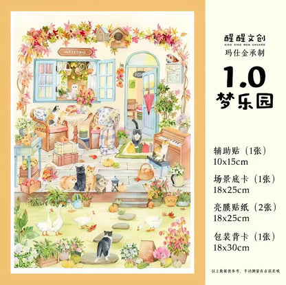DIY miniature Scene Sticker XingXing Vol. 1 Dream Paradise Botanical Collection - L 4