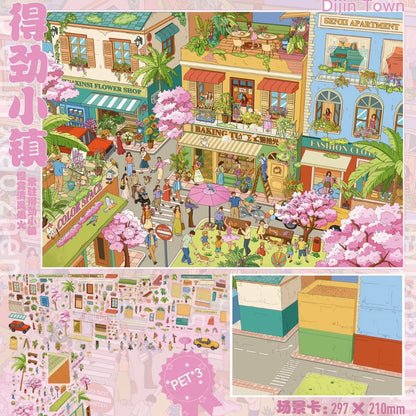 DIY miniature Scene Sticker Starshaped candies Starshaped candies Vol. 2 Buy Winter Melon for Cats Heavenly Vegetable Player Energetic Town - L 3