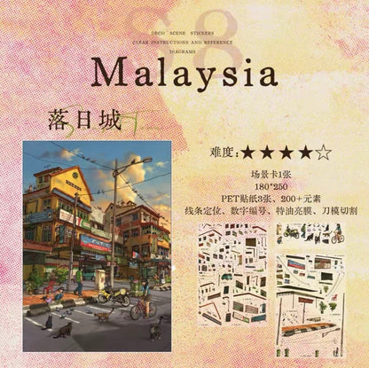 XIZAI S8 Malaysia Cloud Rain City Sunset City - L