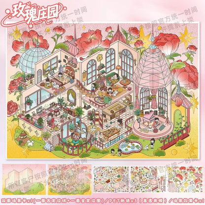 Vol. 144 Rose Manor Sunny Flower Cottage - L