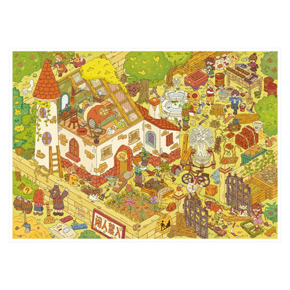 DIY miniature Scene Sticker YiLan Vol. 173 European Manor Autumn Concerto - L 3