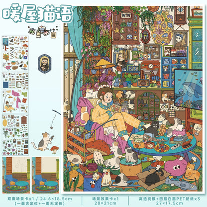 Vol. 187 Warm House Cat Language Handmade Moments - L