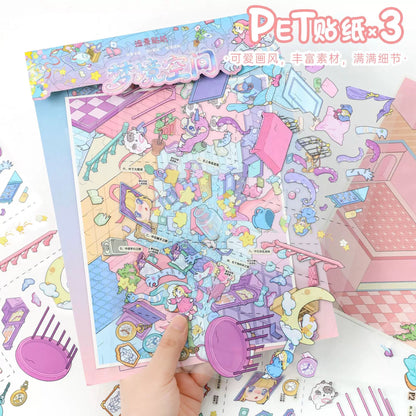 DIY miniature Scene Sticker YiLan YiLan Vol. 190 Dream Space Light Oxygen SPA - L 2
