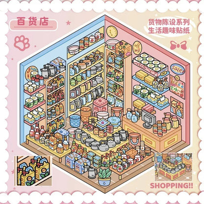 DIY mininature Scene Sticker YiLan Stocking Collection Book Vol. 3 Stocking Collection Book Vol. 3 - M 8