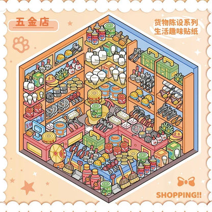 DIY mininature Scene Sticker YiLan Stocking Collection Book Vol. 3 Stocking Collection Book Vol. 3 - M 9