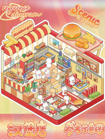 DIY miniature Scene Sticker YiLan Dream Mirror Series Collection Book Dream Mirror Series Collection Book - M 4