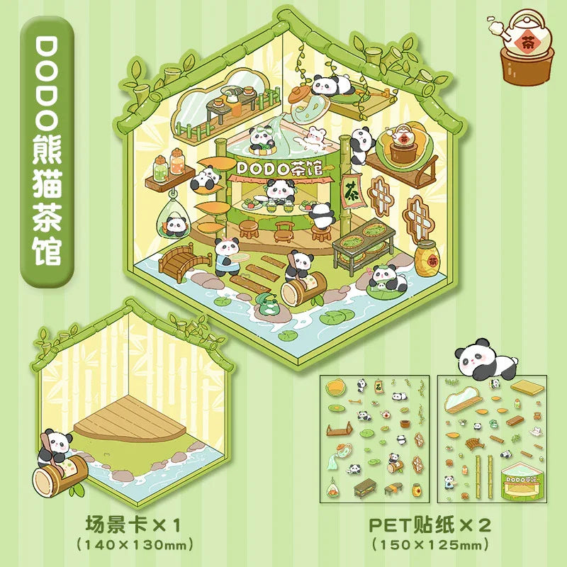 Cute Shops Bakery Clothing Store Fast Food Shop Convenience Store Amusement Park Hot Spring Bathhouse Teahouse Magic House - M