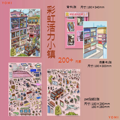 Vol. 1 Old-Fashioned Living District Rainbow Vitality Town Curiosity House Journey - L