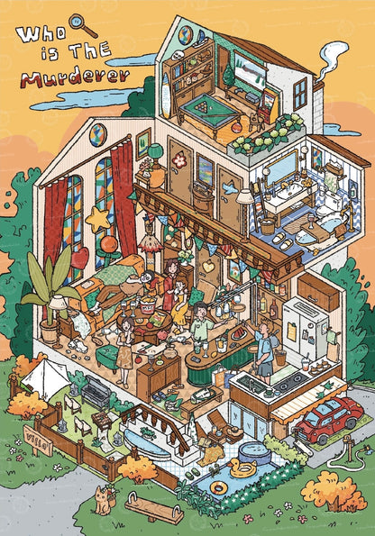 DIY miniature Scene Sticker YUTU YuTu Vol. 12 Midnight Villa — Set of 4 Sheets - M 2