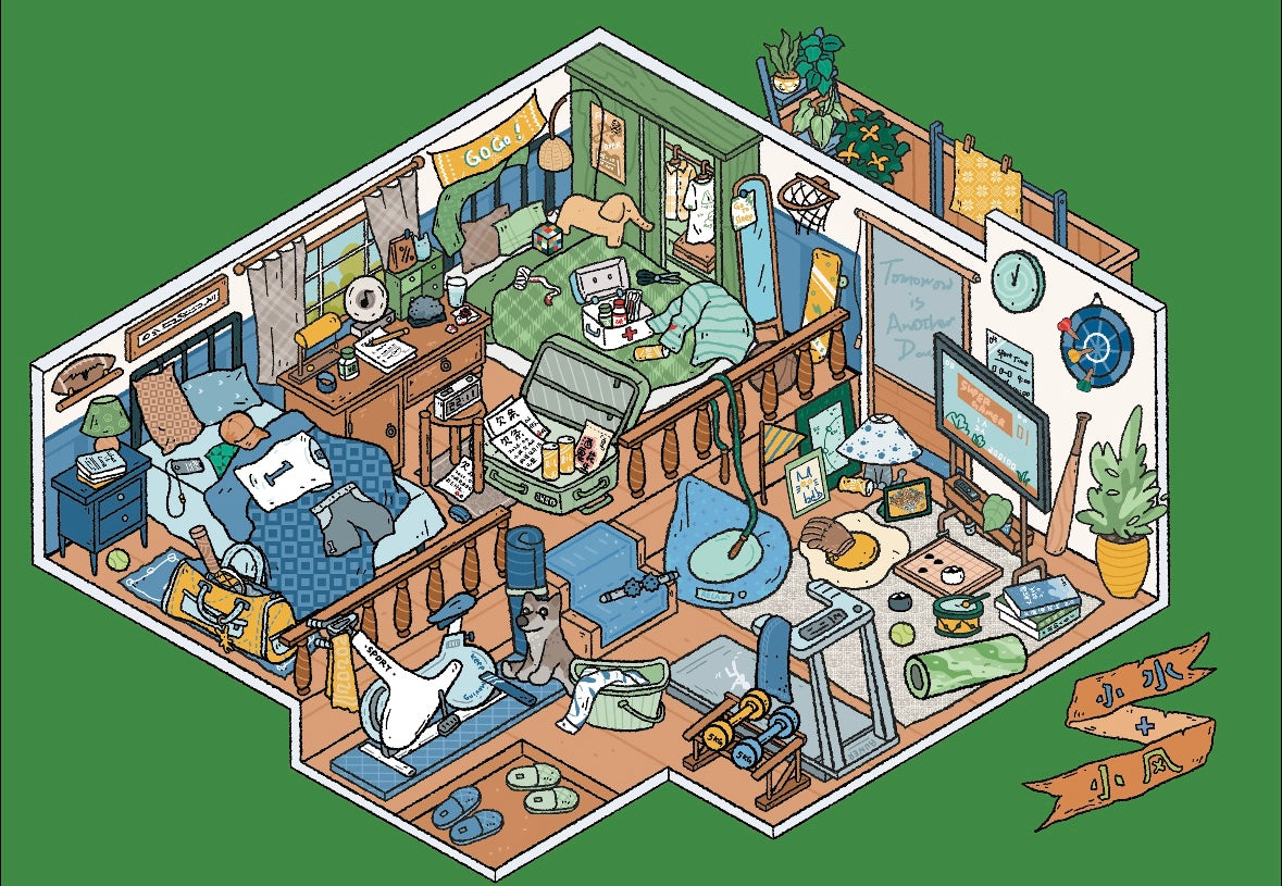 DIY miniature Scene Sticker YUTU YuTu Vol. 12 Midnight Villa — Set of 4 Sheets - M 4