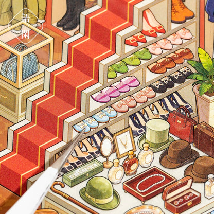 DIY miniature Scene Sticker YUXIAN YUXIAN Vol. 5 Fashion Building - L 3
