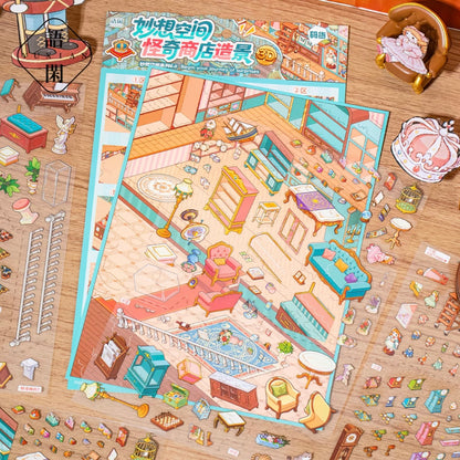 DIY miniature Scene Sticker YUXIAN YUXIAN Vol. 6 Curious Shop - L 3