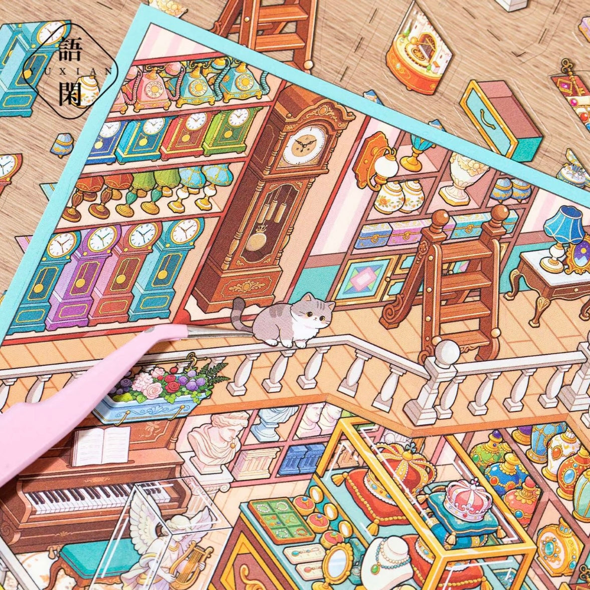 DIY miniature Scene Sticker YUXIAN YUXIAN Vol. 6 Curious Shop - L 5