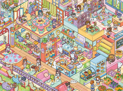 Vol. 23 Dopamine Restaurant Apocalypse Town Water Splash Festival Whimsical Fantasy Town Paintings, Music, Chess & Calligraphy Summer Beach Swimming Pool The Incognito Visit Tang Dynasty Night Banquet Hall of Mental Cultivation - L