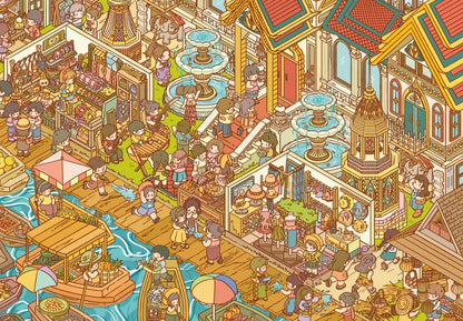 Vol. 23 Dopamine Restaurant Apocalypse Town Water Splash Festival Whimsical Fantasy Town Paintings, Music, Chess & Calligraphy Summer Beach Swimming Pool The Incognito Visit Tang Dynasty Night Banquet Hall of Mental Cultivation - L
