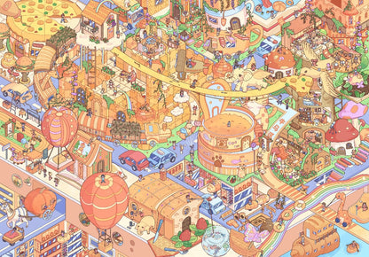 Vol. 23 Dopamine Restaurant Apocalypse Town Water Splash Festival Whimsical Fantasy Town Paintings, Music, Chess & Calligraphy Summer Beach Swimming Pool The Incognito Visit Tang Dynasty Night Banquet Hall of Mental Cultivation - L