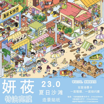 Vol. 23 Dopamine Restaurant Apocalypse Town Water Splash Festival Whimsical Fantasy Town Paintings, Music, Chess & Calligraphy Summer Beach Swimming Pool The Incognito Visit Tang Dynasty Night Banquet Hall of Mental Cultivation - L