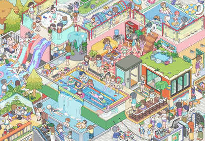 Vol. 23 Dopamine Restaurant Apocalypse Town Water Splash Festival Whimsical Fantasy Town Paintings, Music, Chess & Calligraphy Summer Beach Swimming Pool The Incognito Visit Tang Dynasty Night Banquet Hall of Mental Cultivation - L
