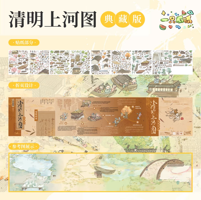 Vol. 6 Along the River During Qingming Festival (Folded Edition) Four Seasons – Spring Awakens, Emerald Bloom Four Seasons – Summer Grows, Layered Green Four Seasons – Autumn Harvest, Golden Layers Four Seasons – Winter Storage, Snow Layers - XL
