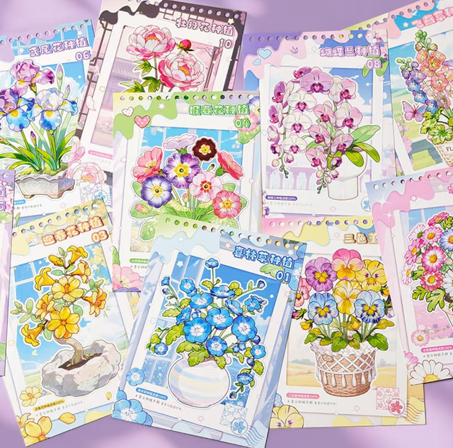 DIY mininature Scene Sticker ZIYI Planting Guide Vol. 2 Planting Guide - M 1