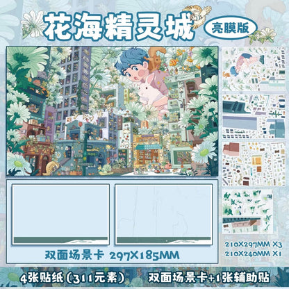 ADOL Vol. 5 Fireworks Market School Commute Autumn Camping Echoes of Time A Day in the Life of a Worker Chirp Chirp Post Office Flower Sea Fairy City - L - JoyJollyCrafts