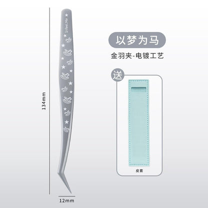 Advanced Heat-Treated Tweezers Riding Dreams Bow Grassland Star - S - JoyJollyCrafts