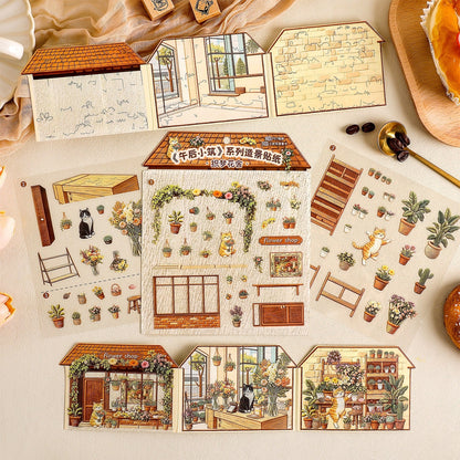 Afternoon Cottage 4-Pack Set - M - JoyJollyCrafts