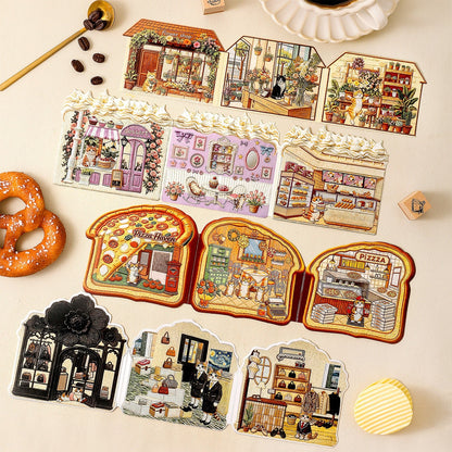 Afternoon Cottage 4-Pack Set - M - JoyJollyCrafts