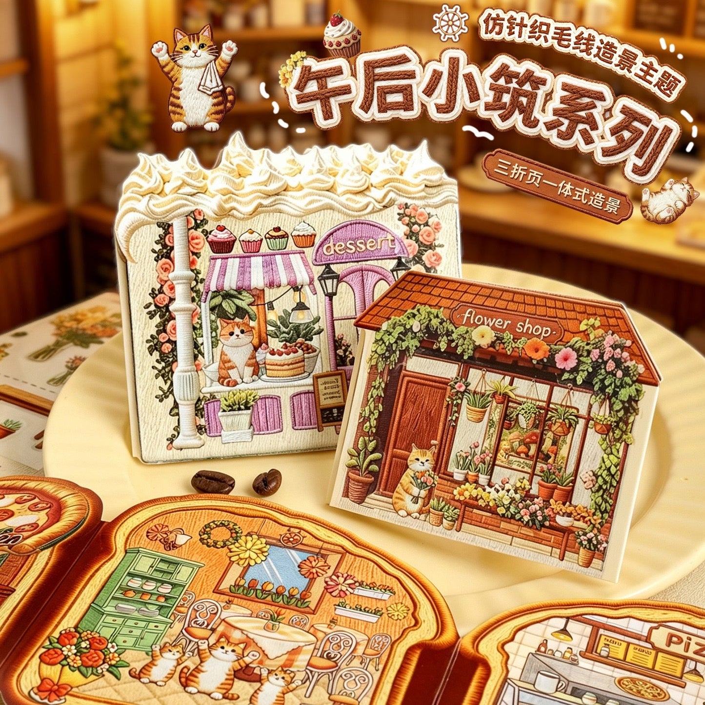 Afternoon Cottage 4-Pack Set - M - JoyJollyCrafts