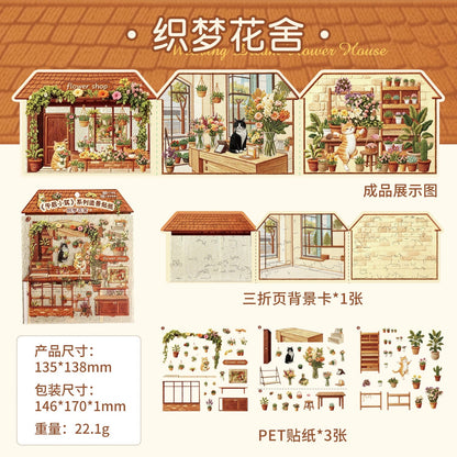 Afternoon Cottage 4-Pack Set - M - JoyJollyCrafts