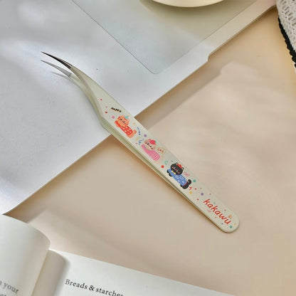 Animal Party Tweezers 2.0 Blue Dachshund Yellow Black Cat Cream Calico Cat Pink Bunny - S - JoyJollyCrafts