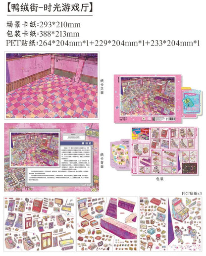 BIBIYA Vol. 10 Duck Down Street – Retro Arcade / Beijing Love Story – Winter - L - JoyJollyCrafts