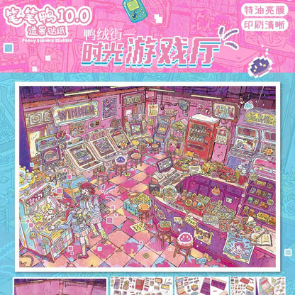 BIBIYA Vol. 10 Duck Down Street – Retro Arcade / Beijing Love Story – Winter - L - JoyJollyCrafts