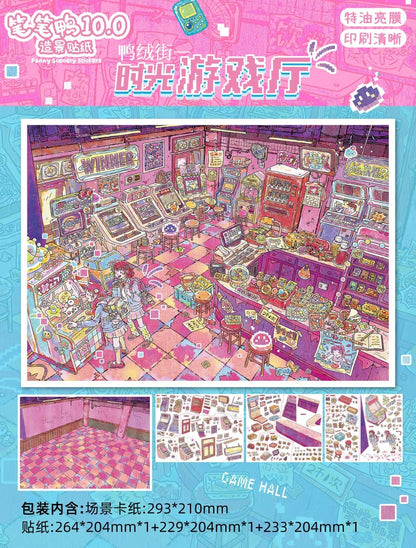 BIBIYA Vol. 10 Duck Down Street – Retro Arcade / Beijing Love Story – Winter - L - JoyJollyCrafts
