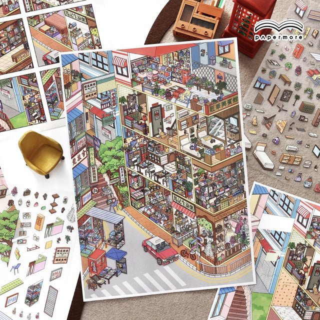 Big Corner Vol. 2 Street Corner Hot Spring Town - L - JoyJollyCrafts
