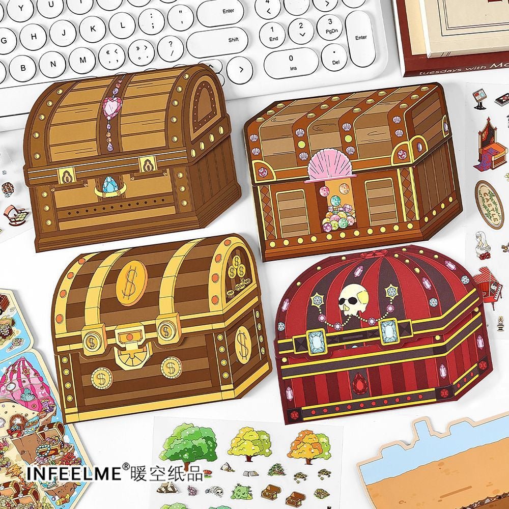 Boutique series Vol. 11 Castle Collection Hidden Valley Crab Treasure Box Underground Treasure - M - JoyJollyCrafts