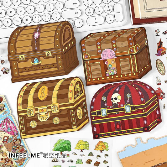 Boutique series Vol. 11 Castle Collection Hidden Valley Crab Treasure Box Underground Treasure - M - JoyJollyCrafts