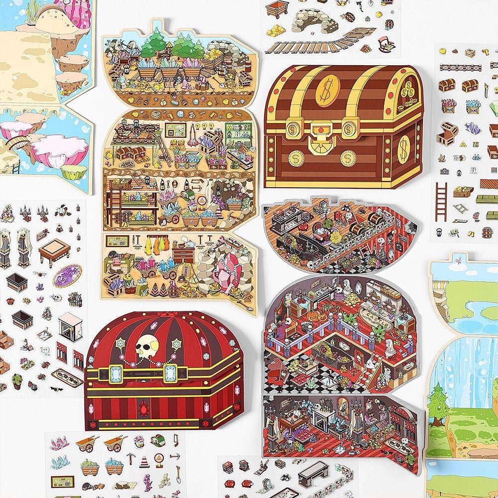 Boutique series Vol. 11 Castle Collection Hidden Valley Crab Treasure Box Underground Treasure - M - JoyJollyCrafts