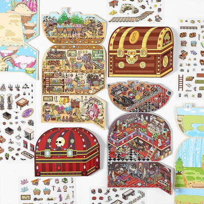 Boutique series Vol. 11 Castle Collection Hidden Valley Crab Treasure Box Underground Treasure - M - JoyJollyCrafts