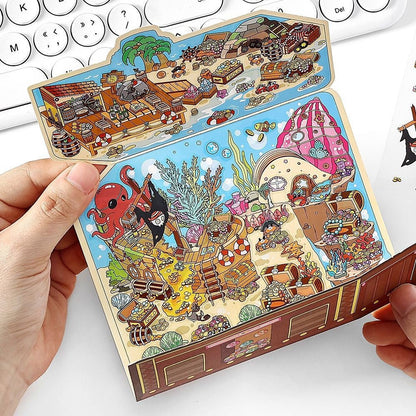 Boutique series Vol. 11 Castle Collection Hidden Valley Crab Treasure Box Underground Treasure - M - JoyJollyCrafts