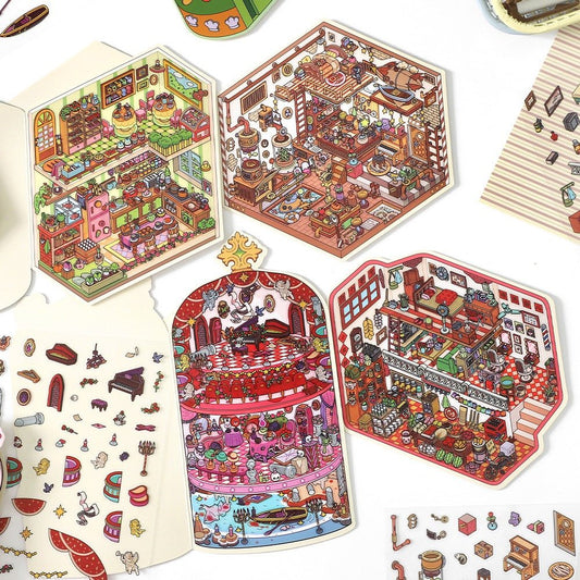 Boutique Series Vol. 19 Space Express Supply Co-op Venice Theater Grandma’s Kitchen - L - JoyJollyCrafts