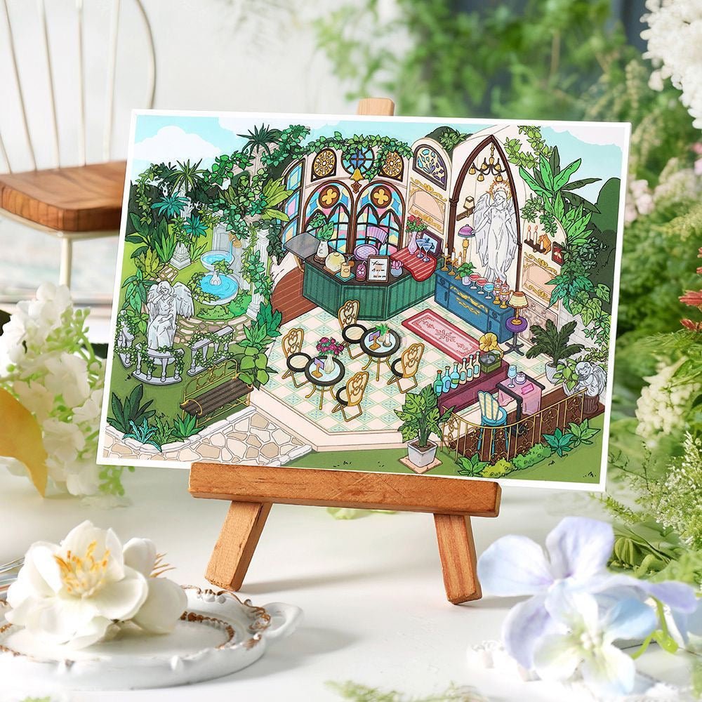 Boutique Series Vol. 28 Art Exhibition Courtyard Café Electronics City Flower & Bird Market - M - JoyJollyCrafts