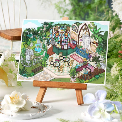 Boutique Series Vol. 28 Art Exhibition Courtyard Café Electronics City Flower & Bird Market - M - JoyJollyCrafts