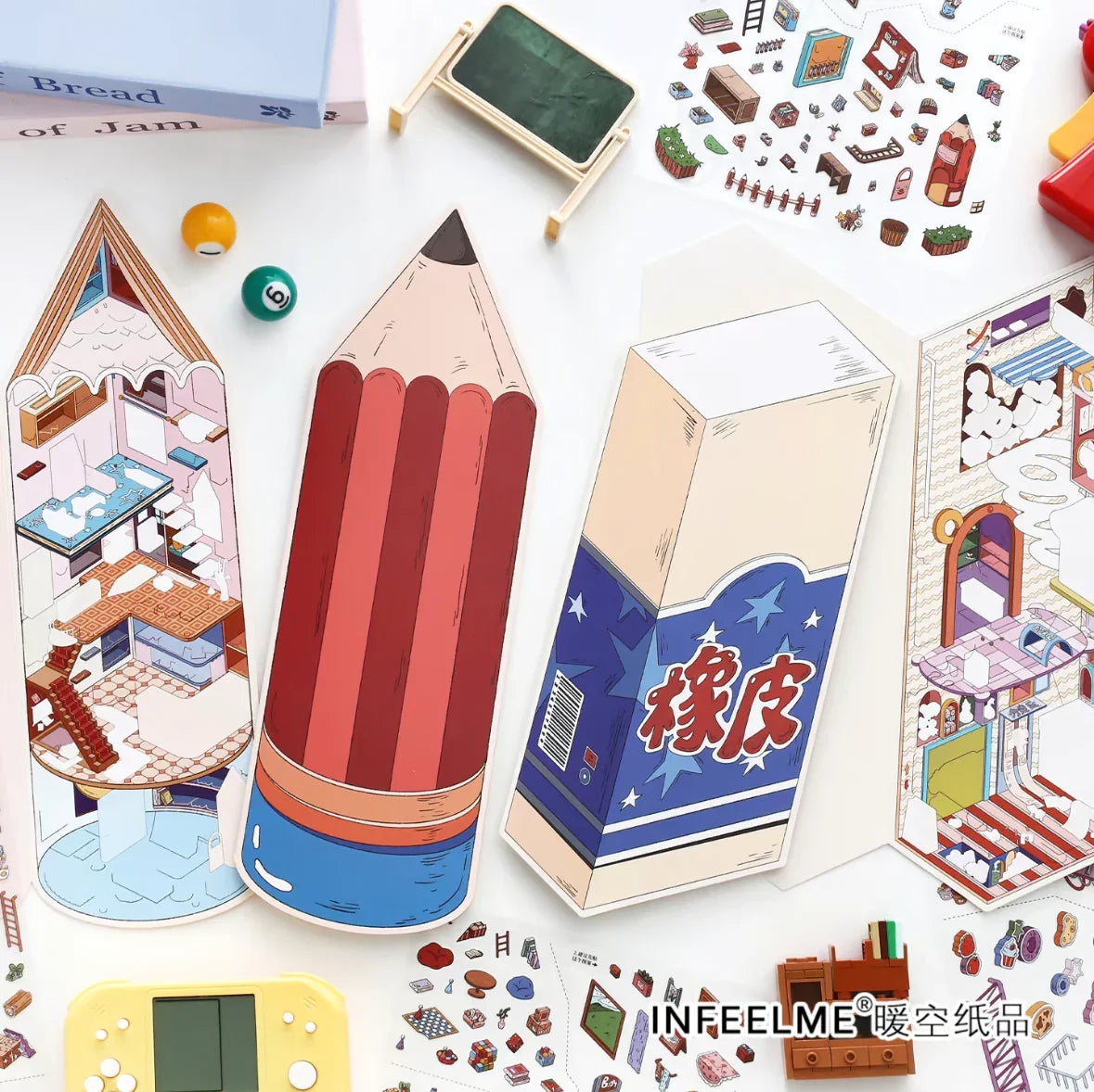 Boutique series Vol. 44 Giant's Pencil Giant's Eraser - XL - JoyJollyCrafts