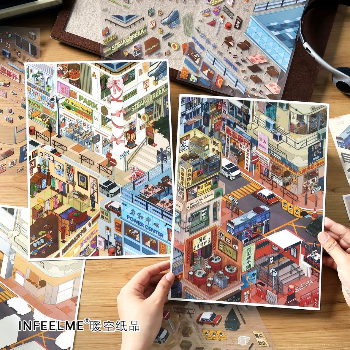 Boutique series Vol. 47 Harbor City New District Old Harbor City Scenery - L - JoyJollyCrafts